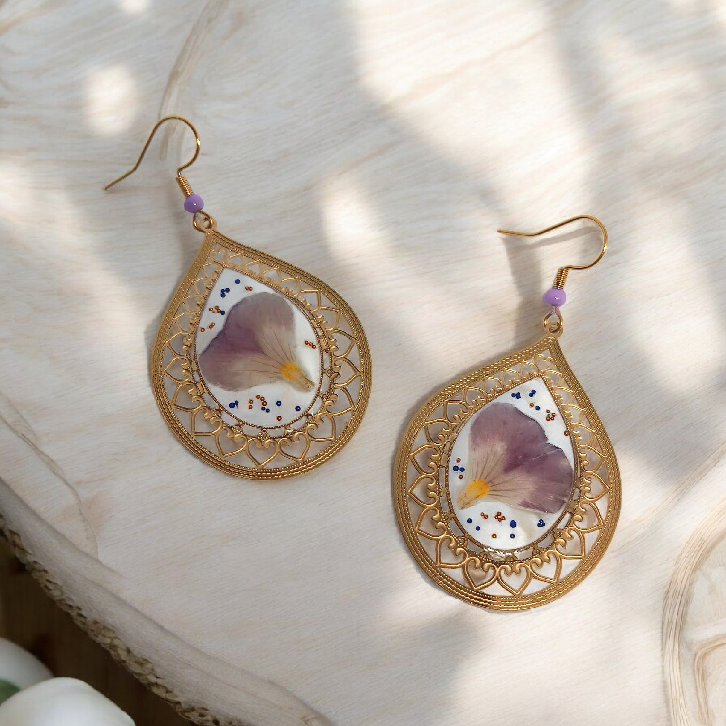 Boucles d ' oreilles iris